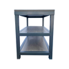 Metallic Charcoal Frame Entertainment Center
